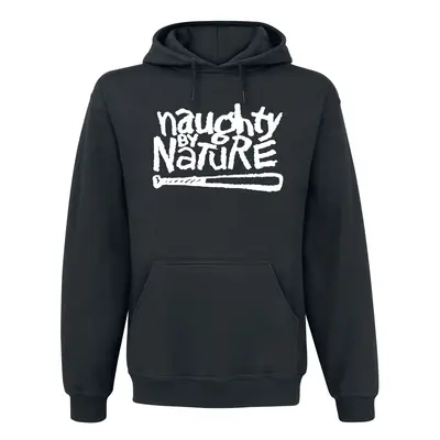 Naughty by Nature Classic Logo Hooded sweater black