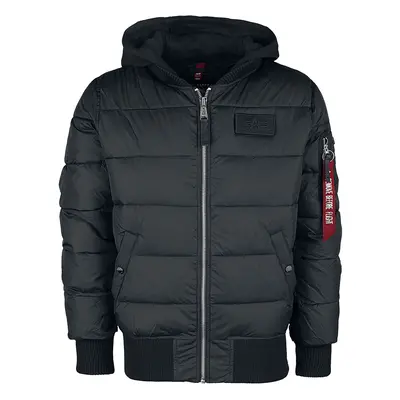 Alpha Industries MA-1 ZH back print puffer FD Winter Jacket black