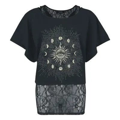 Gothicana by EMP Double Pack with Sun and Moon T-Shirt black