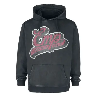 EMP Stage Collection Hoodie with vintage EMP logo Hooded sweater black