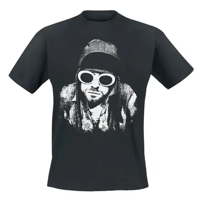 Kurt Cobain One Colour T-Shirt black