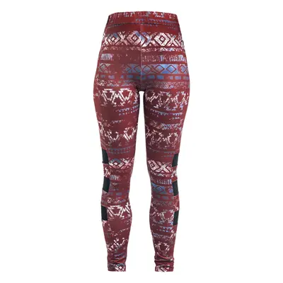 RED by EMP Leggings with Aztec print Leggings red