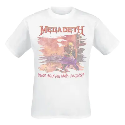 Megadeth Peace Sells Vintage T-Shirt off white