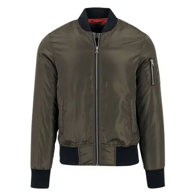 Urban Classics 2-Tone Bomber Jacket Bomber Jacket olive black