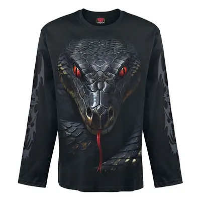 Spiral Basilisk Long-sleeve Shirt black