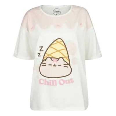 Pusheen Chill out T-Shirt white pink