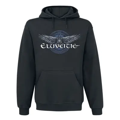 Eluveitie Dark Raven Hooded sweater black