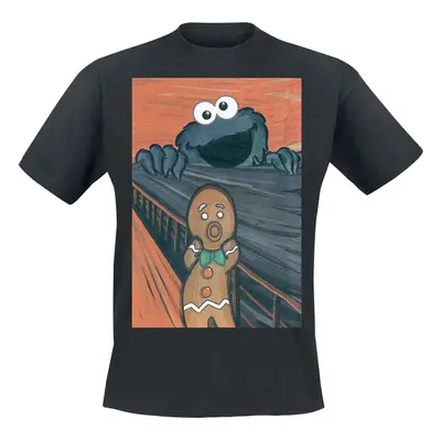 Sesame Street The Cookie Monster - Scream T-Shirt black