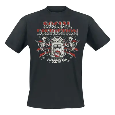 Social Distortion Jukebox Skelly T-Shirt black