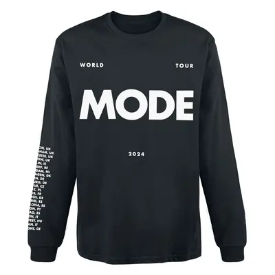 Depeche Mode Black Longseeve Mode Long-sleeve Shirt black