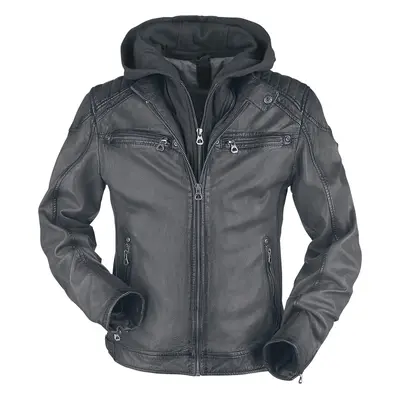 Gipsy GB Vinn SF lvv Leather Jacket grey