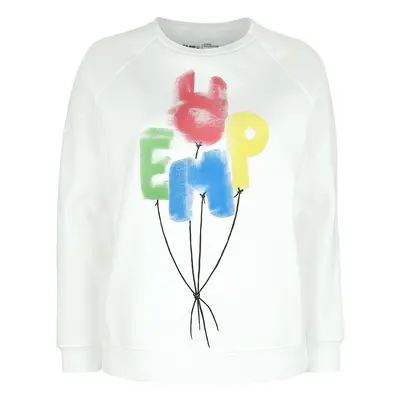 EMP Stage Collection Jumper with EMP logo Sweatshirt off white