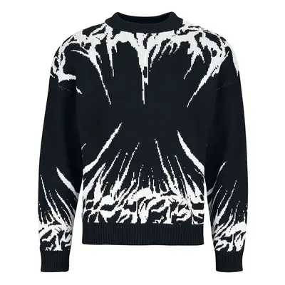 Chet Rock Restless Energy Jumper Knit jumper black white