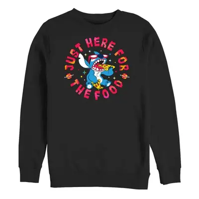 Lilo & Stitch Stitch Pizza Sweatshirt black