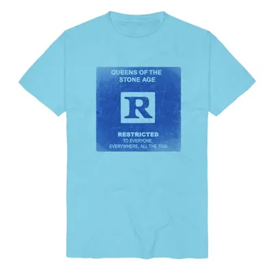 Queens Of The Stone Age Rated R T-Shirt blue