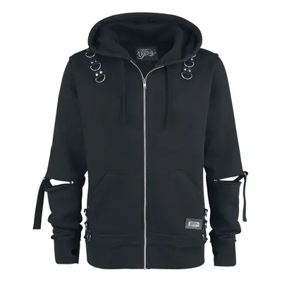 Vixxsin Rhain Hood Hooded zip black