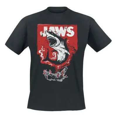 Jaws Jaws - Shark Smoke T-Shirt black