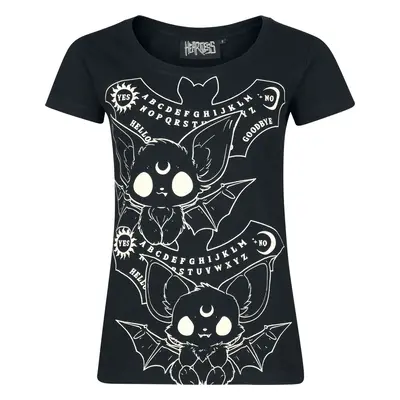 Heartless Ouija Bats T-shirt T-Shirt black