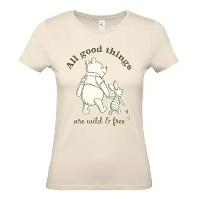 Winnie the Pooh All Good Things Are Wild And Free T-Shirt beige