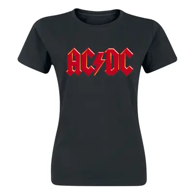 AC/DC Red Logo T-Shirt black