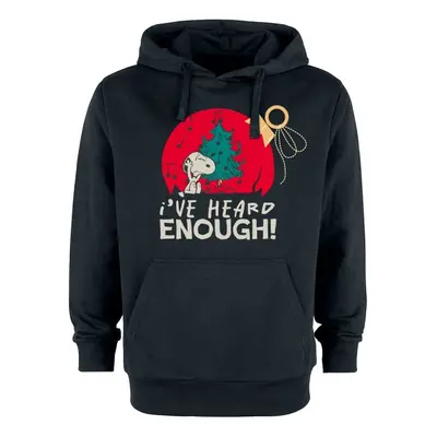 Peanuts Snoopy - I´ve Heard Enough! Hooded sweater black