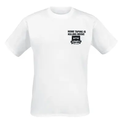 Parental Advisory Home taping T-Shirt white