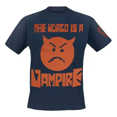 Smashing Pumpkins World I a Vampire - Tour Shirt T-Shirt navy