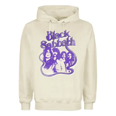 Black Sabbath Vintage Portrait Hooded sweater off white