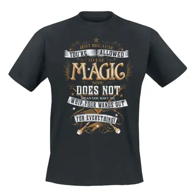 Harry Potter Magic T-Shirt black