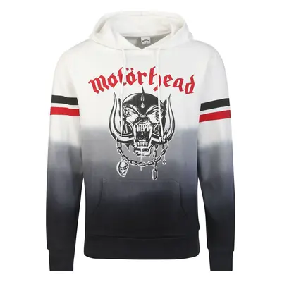 Motörhead England Dip Dye Hooded sweater white black