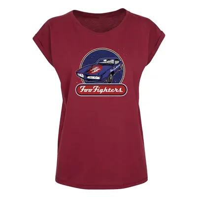 Foo Fighters Corvette T-Shirt burgundy