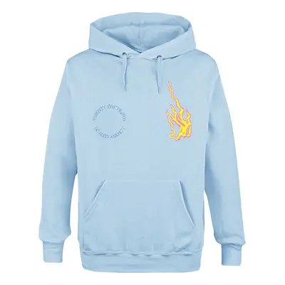 Twenty One Pilots Fire Hooded sweater light blue