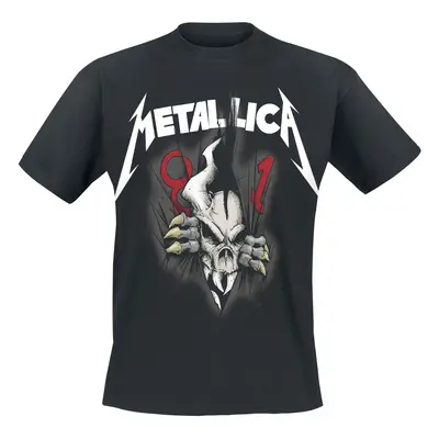 Metallica 40th Anniversary Ripper T-Shirt black