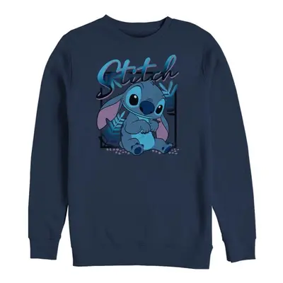 Lilo & Stitch Stitch Square Sweatshirt navy