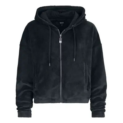 Black Premium by EMP Fluffy Hoody Jacket Hooded zip black