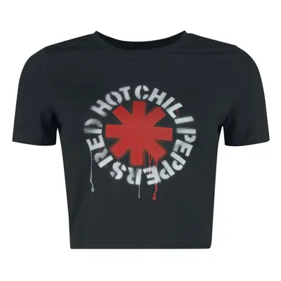 Red Hot Chili Peppers Stencil Asteriks T-Shirt black