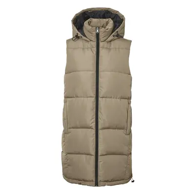 Noisy May NMAurora hood vest NOOS Vest beige