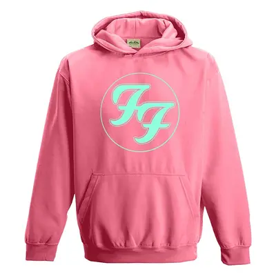 Foo Fighters Logo Circle Hoodie Sweater pink