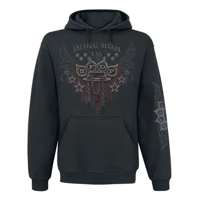 Five Finger Death Punch Eagle Color Hooded sweater black