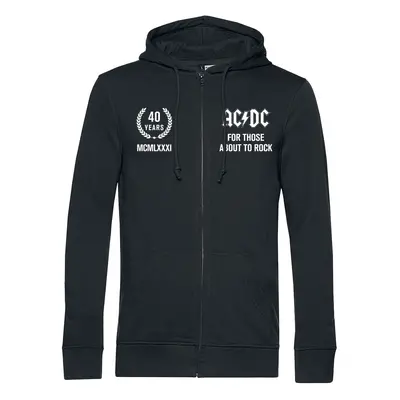 AC/DC For Those About To Rock Hooded zip black