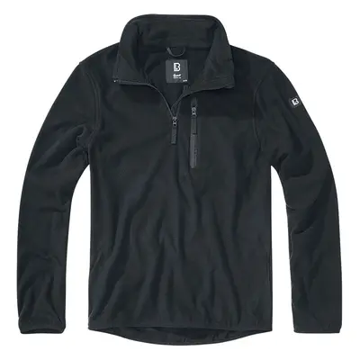 Brandit Fleece Troyer Sweatshirt black