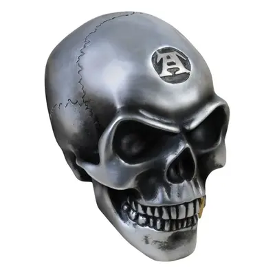 Alchemy England Metalised Alchemist Skull Decoration Articles silver coloured