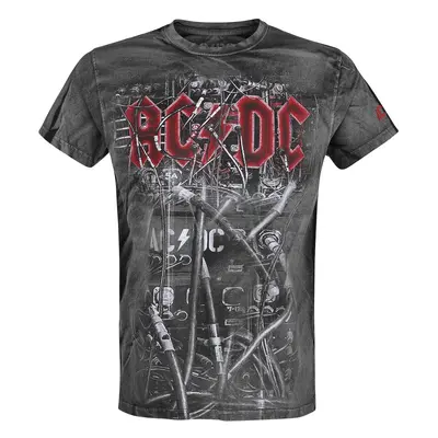 AC/DC PWR Wires T-Shirt grey