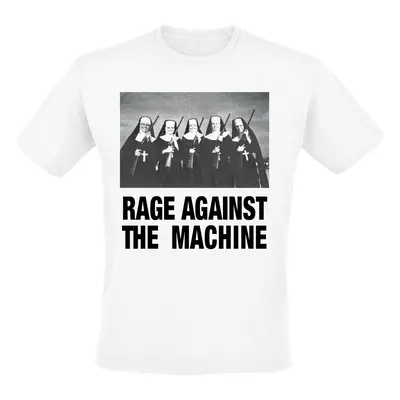 Rage Against The Machine Nuns And Guns T-Shirt white