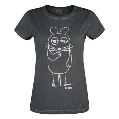 Die Sendung mit der Maus Maus T-Shirt black