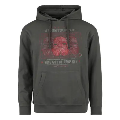 Star Wars Galactic Empire Hooded sweater charcoal