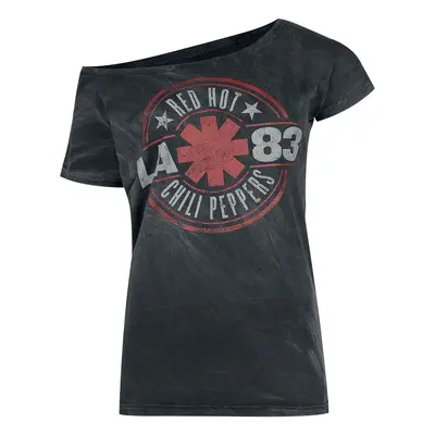 Red Hot Chili Peppers Distressed Logo T-Shirt black