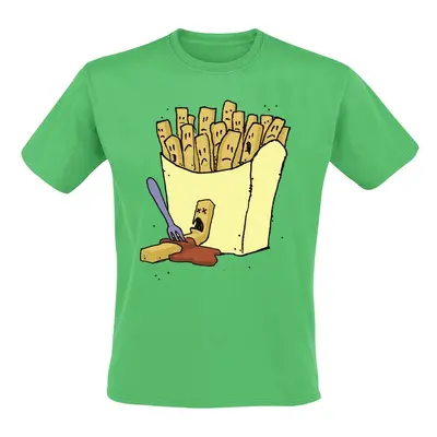 Food Chips T-Shirt green