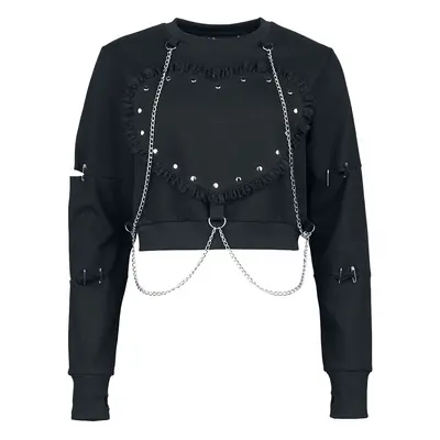 Heartless Florencia Top Sweatshirt black