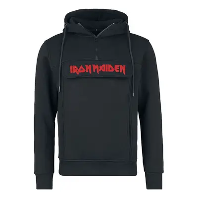 Iron Maiden Logo Hooded sweater black